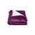 Couverture double face polaire et sherpa (aubergine)