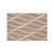 Tapis d&eacute;coratif motif vagues (taupe)