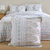 Linge de lit Lilly coton (blanc / beige)