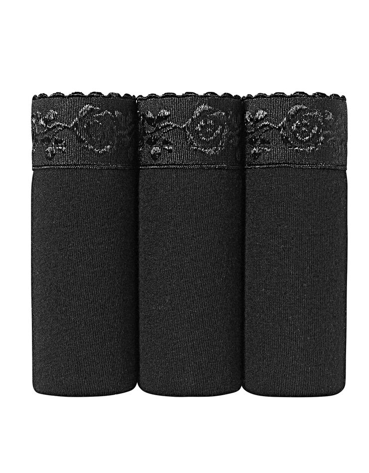 Culotte maxi effet ventre plat - lot de 3 (3 noirs) Culotte maxi effet ventre plat - lot de 3 (3 noirs)