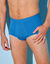 Slip ouvert taille haute - lot de 3 (bleu)