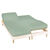 Drap-housse uni sommier articulé jersey bonnets 27 cm (vert amande)