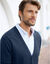 Gilet boutonné manches longues (marine)