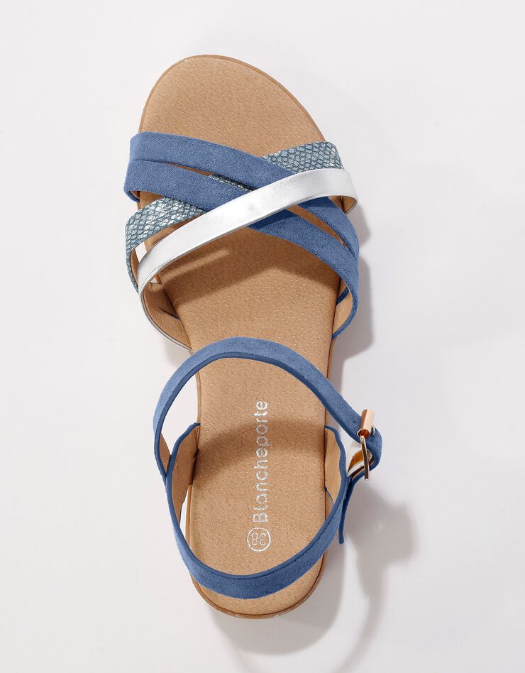 Sandales multibrides - bleu (bleu) Sandales multibrides - bleu (bleu)