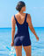 Combishort de bain sp&eacute;cial piscine (marine)