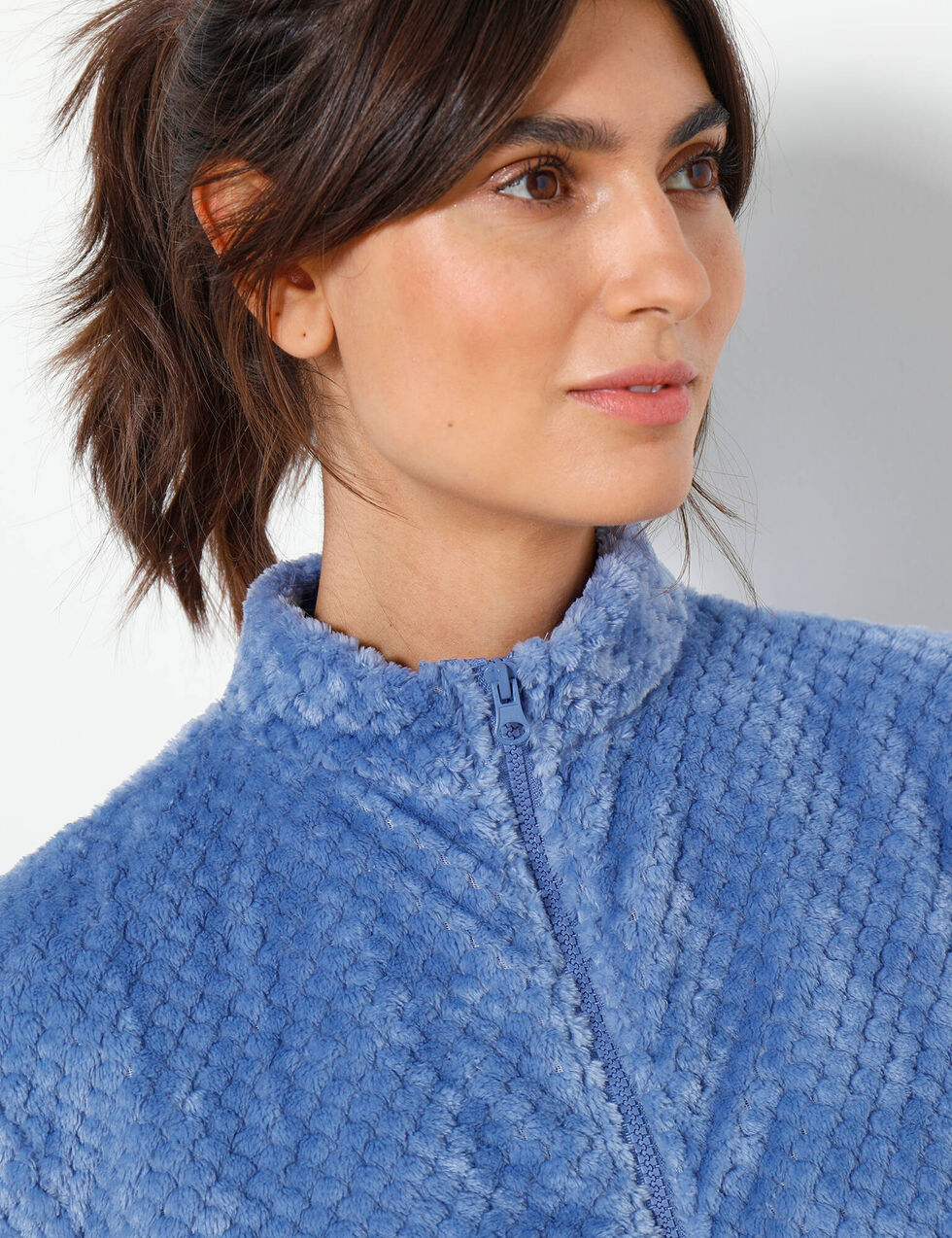 Frilivin - Veste Zippée Texturée G53 Beige
