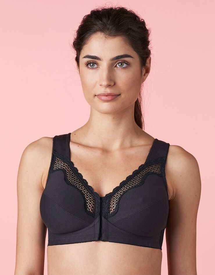 Soutien-gorge Posture Control ouverture devant - sans armatures (noir) Soutien-gorge Posture Control ouverture devant - sans armatures (noir)