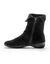 Boots fourrées en croûte de cuir (noir)