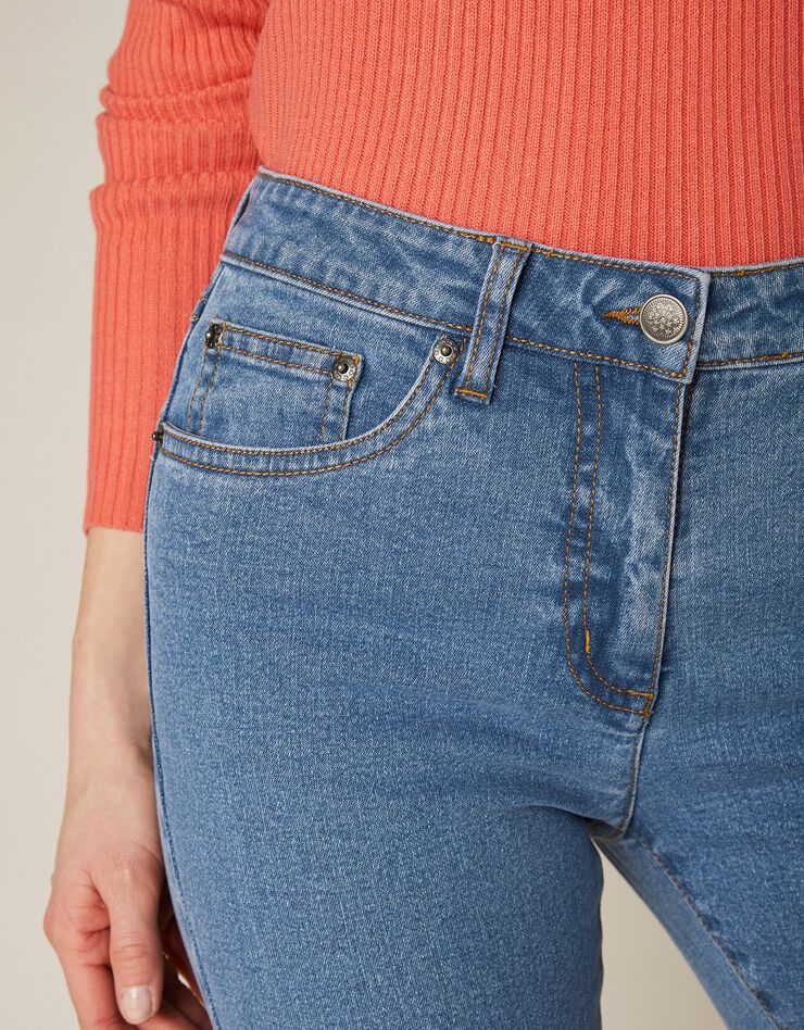 Jean droit stretch - petite stature (bleached) Jean droit stretch - petite stature (bleached)