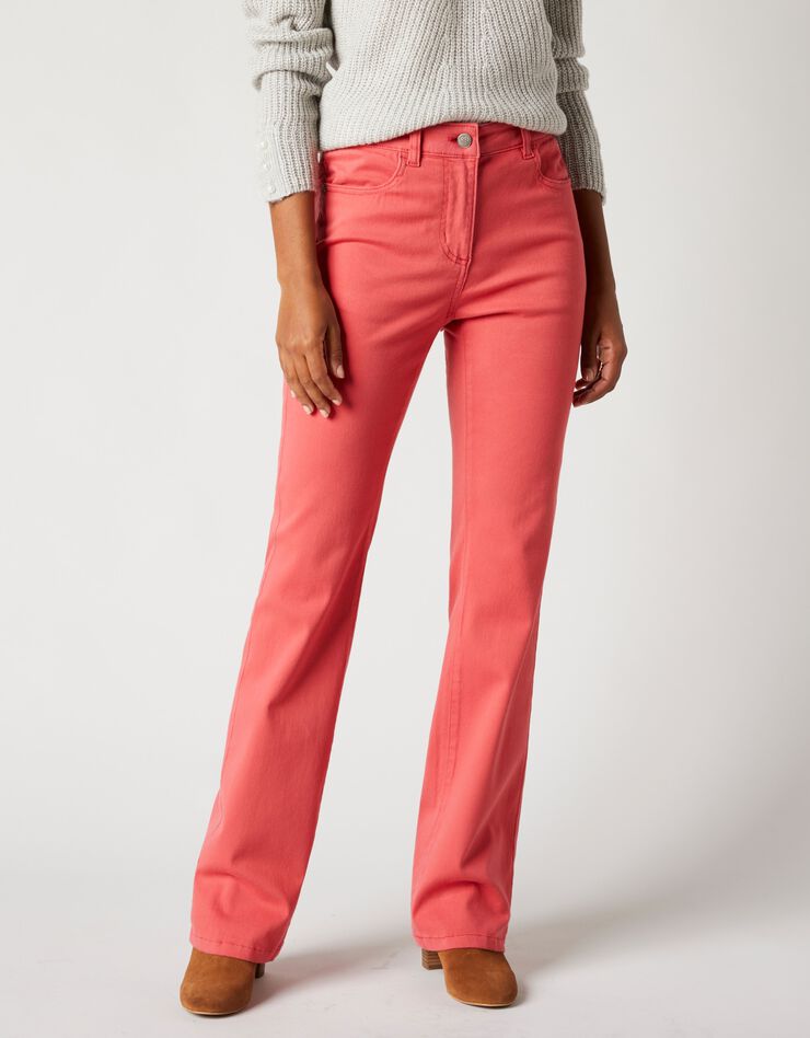 Pantalon bootcut, twill stretch (tomette) Pantalon bootcut, twill stretch (tomette)