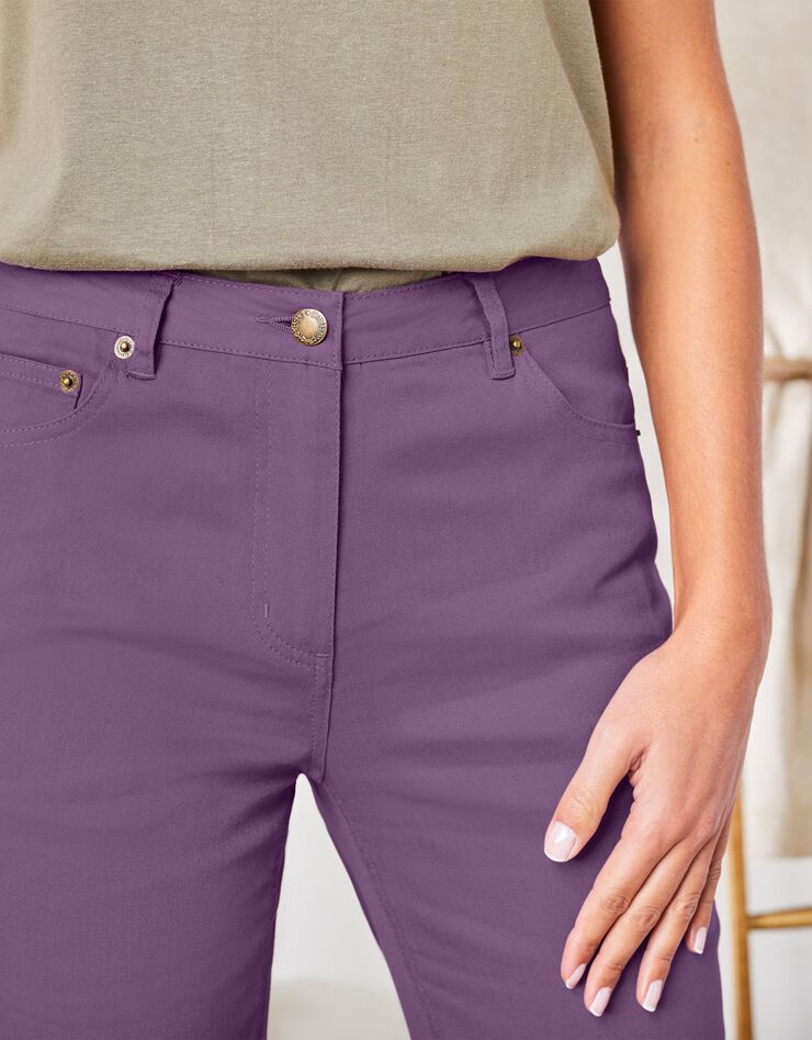 Pantalon fuselé couleur (lilas) Pantalon fuselé couleur (lilas)