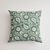 Housse de coussin imprim&eacute; indien - lot de 2 (vert)