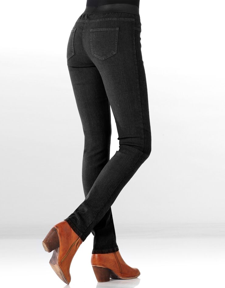 Jegging denim taille élastiquée - petite stature (black) Jegging denim taille élastiquée - petite stature (black)