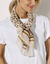 Foulard imprimé léopard (beige)