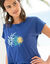 T-shirt de pyjama imprimé tropical (bleu)