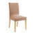 Housse de chaise bi-extensible velours côtelé (beige)