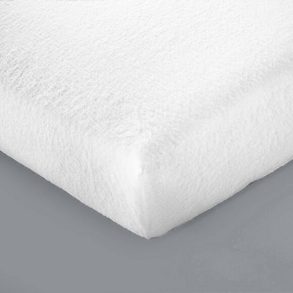 Protège matelas Sanfor® molleton 32 cm (blanc)