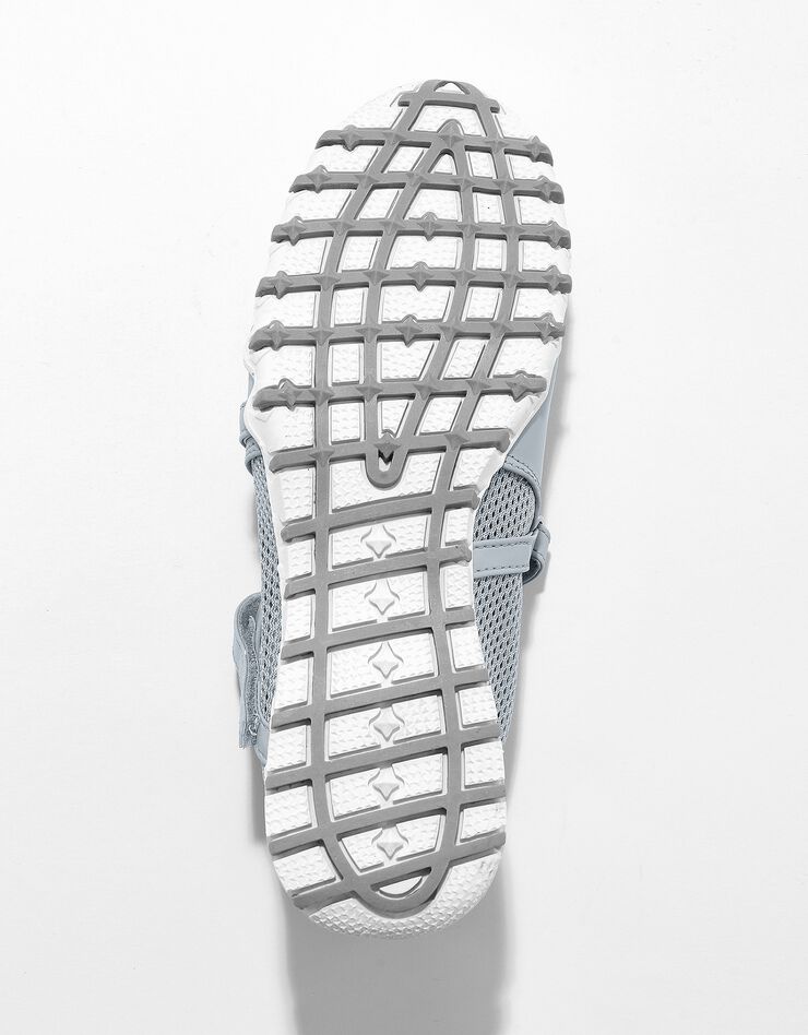 Ballerines de sport scratchées ultra-souples (gris argent)