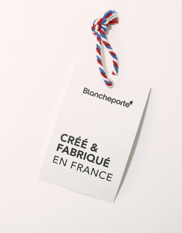 Foulard fabriqué en France imprimé fleurs, 48x48 cm - coton biologique(1) (vert)