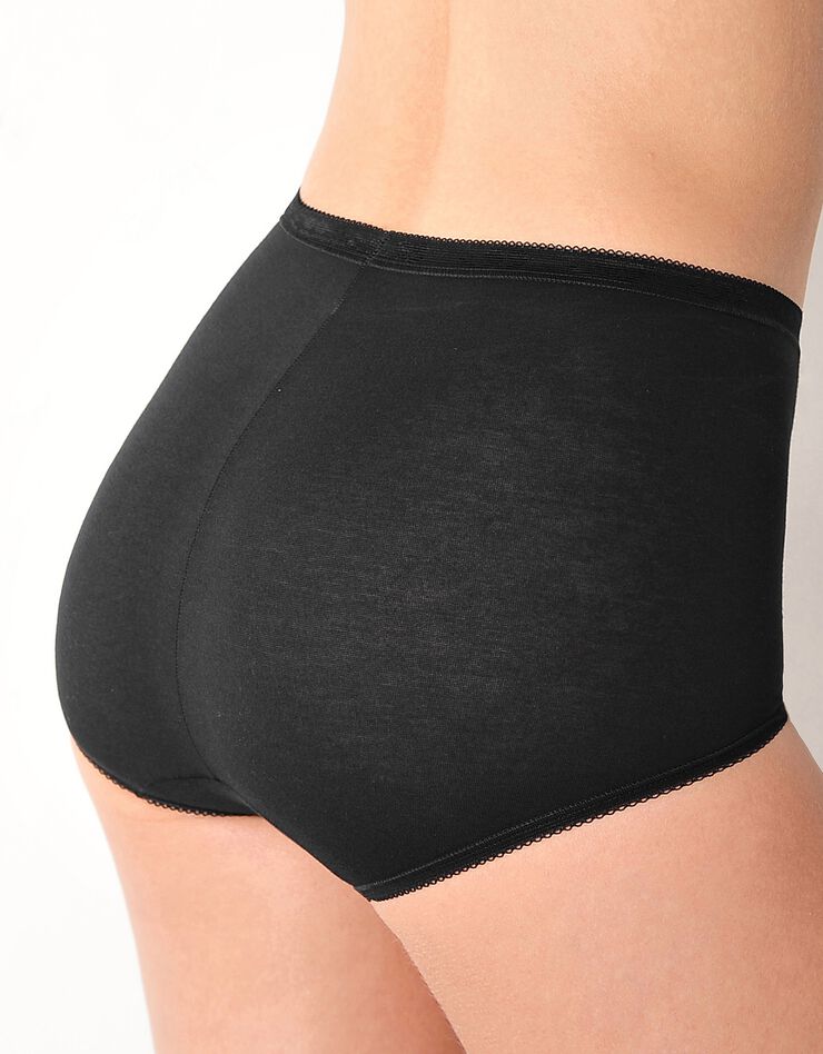 Culotte maxi Basic+, lot de 3 achetées +1 GRATUITE (1) (noir) Culotte maxi Basic+, lot de 3 achetées +1 GRATUITE (1) (noir)