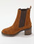 Boots chelsea cuir (marron)