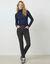 Sous-pull col roul&eacute; stretch (marine)