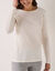 T-shirt thermique col rond - manches longues (ivoire)