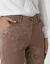 Pantalon imprimé cachemire (taupe)