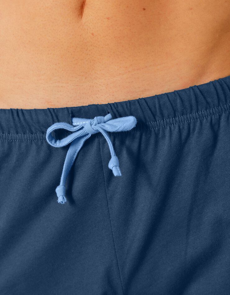 Short pyjama coton bleu marine (bleu marine)