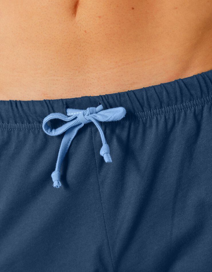 Short pyjama coton bleu marine (bleu marine) Short pyjama coton bleu marine (bleu marine)