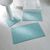 Tapis de bain éponge motif parquet (vert d'eau)