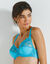 Soutien-gorge brodé microfibre avec armatures Sienne - lot de 2 (turquoise + rouge)