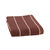 Serviette éponge coton rayée 500 g/m² (rouge / blanc)