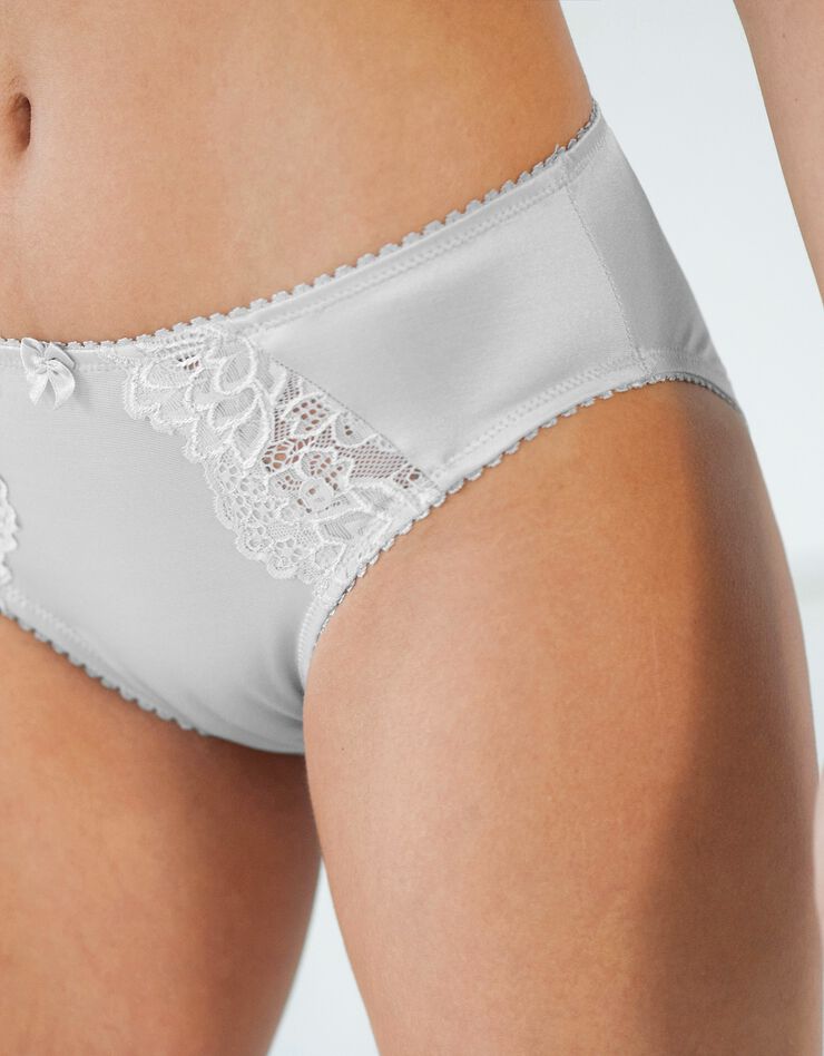 Culotte en dentelle Cerignola - lot de 2 (bleu + gris) Culotte en dentelle Cerignola - lot de 2 (bleu + gris)