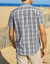  Chemise &agrave; carreaux manches courtes polycoton (gris)