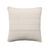 Housse coussin unie coton tissage artisanal - lot de 2 (&eacute;cru)