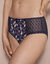 Culotte maxi coton dentelle imprimé cachemire Coria - lot de 2 (bleu)