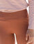 Legging taille haute spécial froid, molleton gratté (caramel)
