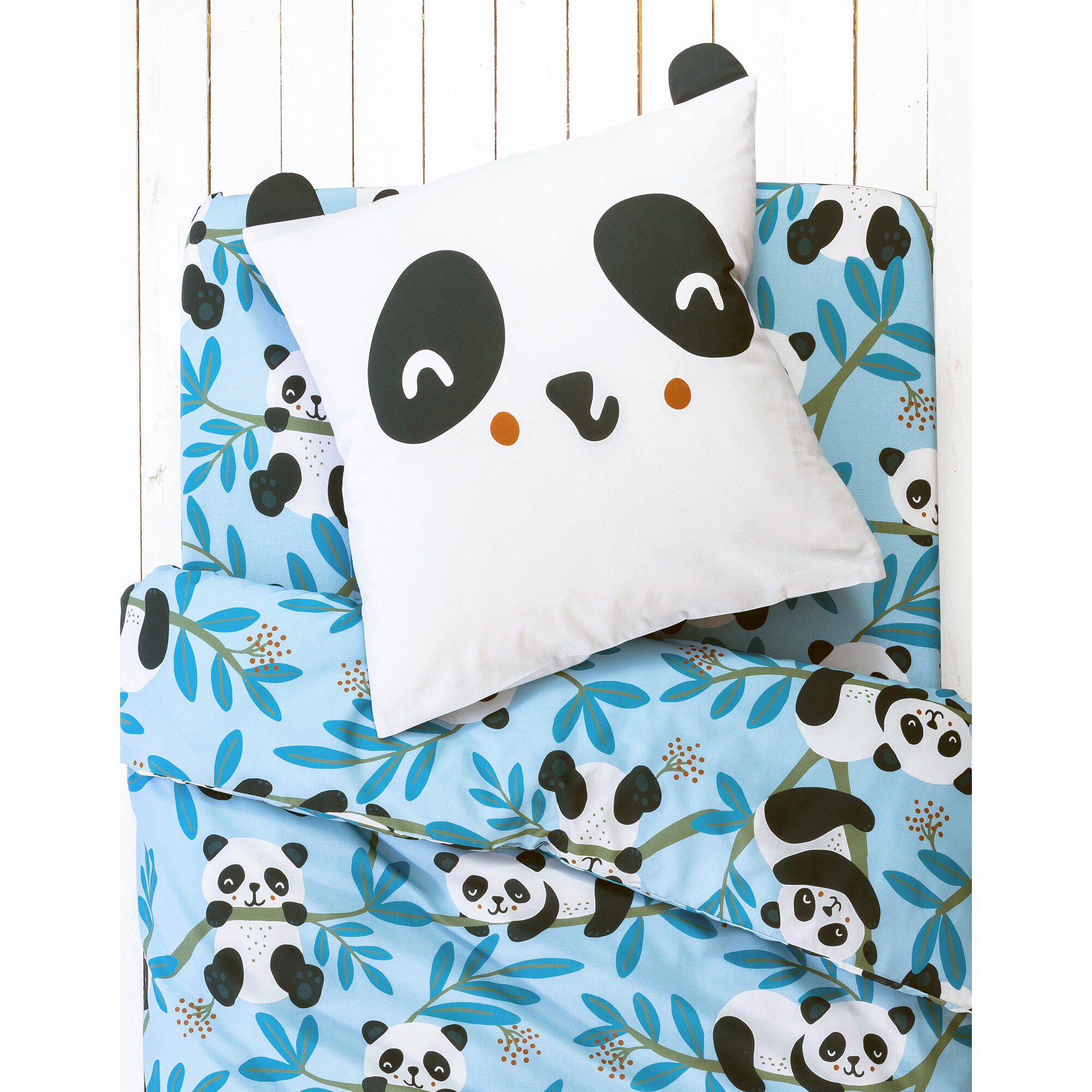  Plaid  Color1 Yisumei   personnalisé Panda géant 80 x 120 cm Coton mélangé couvre-lit pour lit ou canapé 