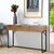 Console STOCKIES style industriel - 3 tiroirs (naturel)