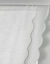 Rideau broderie Cornely finition passe-tringle embrasse assortie - la paire (blanc)