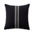 Coussin galon fantaisie (noir)