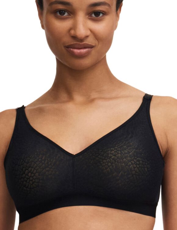 Soutien-gorge forme emboîtante « C magnifique » - sans armatures (noir)