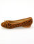 Ballerines plates imprim&eacute;es l&eacute;opard. (beige / noir)