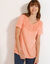 T-shirt macramé manches courtes (pêche)