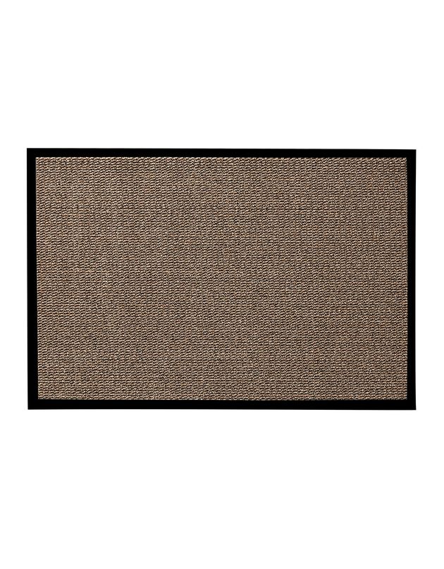 Tapis uni anti-poussière (marron)