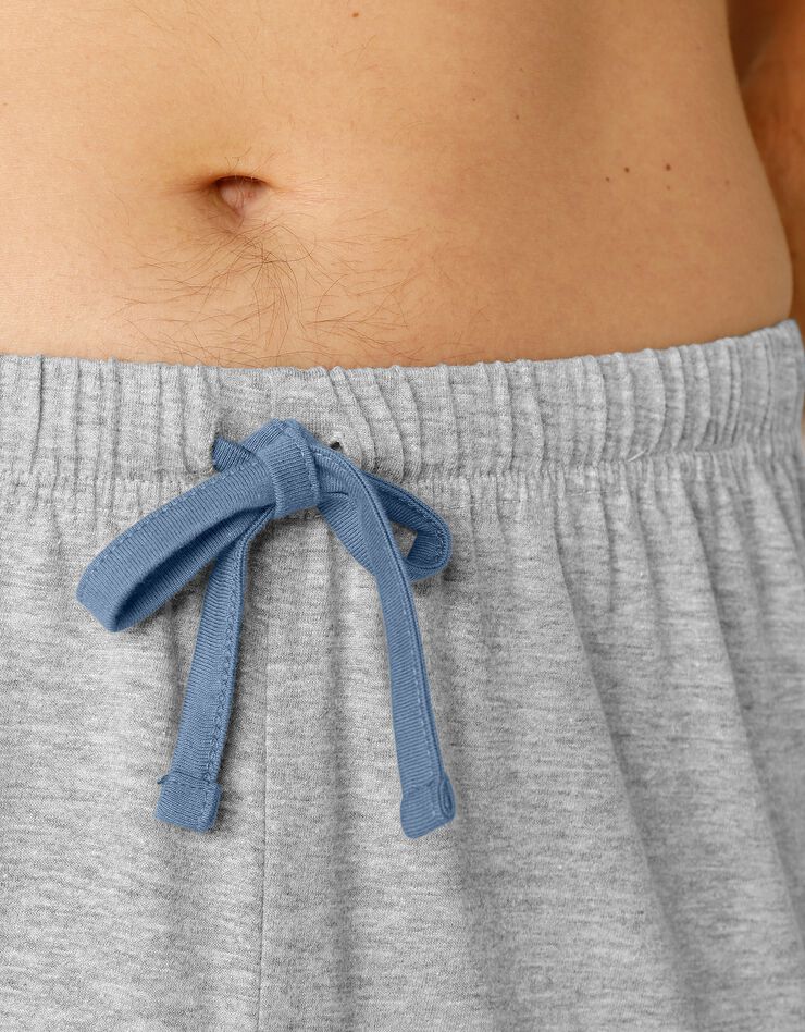 Pantalon pyjama gris chiné (gris chiné) Pantalon pyjama gris chiné (gris chiné)