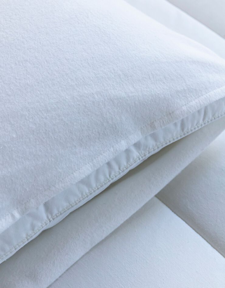 Sous-taie molleton absorbant - lot de 2 (blanc)