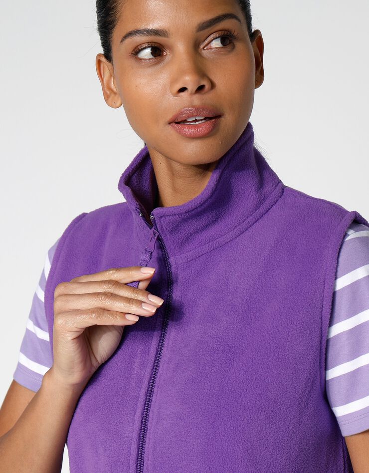 Veste polaire zippée sans manches (iris) Veste polaire zippée sans manches (iris)