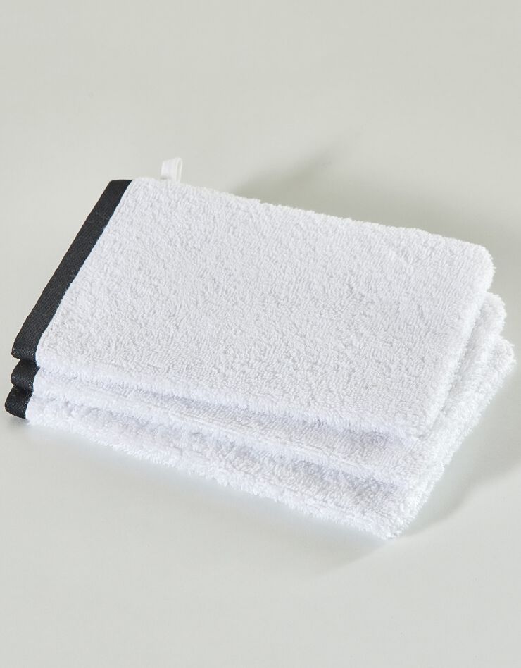 Eponge unie 540g/m2 confort luxe, collection "Intemporelle" (blanc)